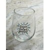 Cristar “Enjoy Every Moment ”. 16.8 oz Inspirational Seamless Bear/Wine