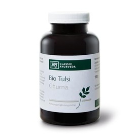 Classic Ayurveda Organic Tulsi Churna Powder - 100g - Traditional Ayurvedic Dietary Supplement from Ocimum Sanctum without Additives