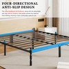 ZIYOO 14 inch Metal Queen Bed Frame with Vintage Style,