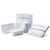 DEAN & DELUCA Lunch Bag, White, Cold Bag, Foldable, Compact,