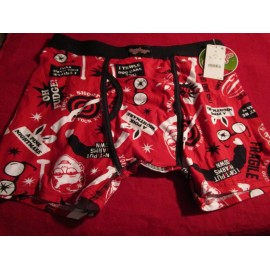 Turner Entertainment A Christmas Story Men’s Boxer Briefs Underwear Ralphie Quotes Shoot Eye Out Med