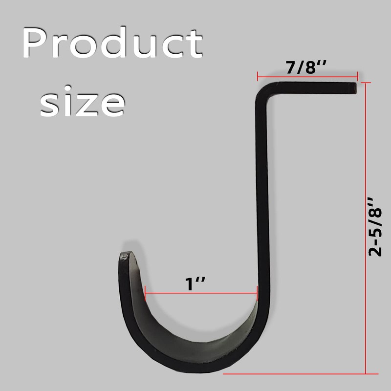 Kowibcl Curtain Rod Brackets for Ceiling-Mounted, Drapery Rod Holder for