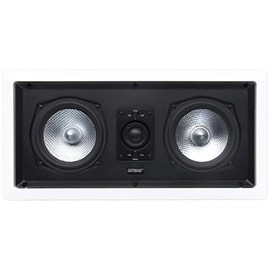 Earthquake Sound Imãge-C25X (Single) Dual-5.25" 2-Way In-Wall Center Channel Speaker with Paintable Grille