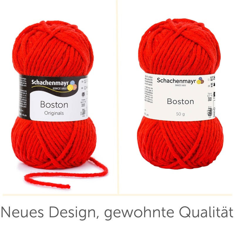 Schachenmayr Boston Hand Knitting Yarn, 50 g Fire