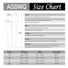AGSWQ Women's Capri Yoga Pants with Pockets Essential High Waisted