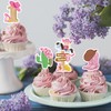 Foowztao 36Pcs My First Rodeo Cowboy 1st Birthday Cupcake Toppers