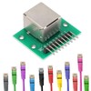 CEMYDEYO 5pcs RJ45 Male Breakout Board 8 Pin Network Connector