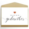 Goroar Will You Be My Godmother Card, Godmother Proposal Card,