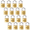 SEPOX® 16 Pcs Pack Solid Brass Padlock with Same Keys