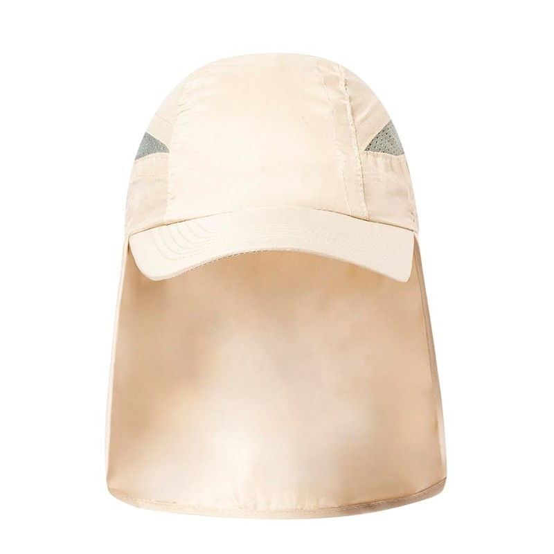 MIBANDERA Hat with Neck Protection, Trekking, Mountaineering, Hiking, Adjustable Closure,