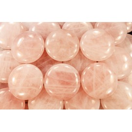 Rock Your Chakra Rose Quartz Massage Palm Stone 2 1/2" 5 Oz Polished Heart Chakra Reiki Healing Crystal Rock Mineral Specimen