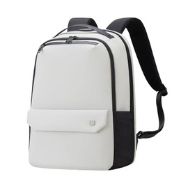 Hanke Carry on Backpack Toiletry Travel Laptop Backpack for Men & Women, Durable Rucksack Weekender Bag Daypack(Salt White)