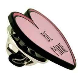 PinMart Enamel Lapel Pin Candy Heart, 10 Pack