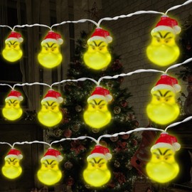 GAROMIA Fairy Lights Christmas Lights Green Christmas Tree Fairy Lights Decoration Christmas Decoration (Green-mz)