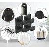 SHUNLI Black Towel Hook, Wall Hook, Clothes Hook, Heavy Duty