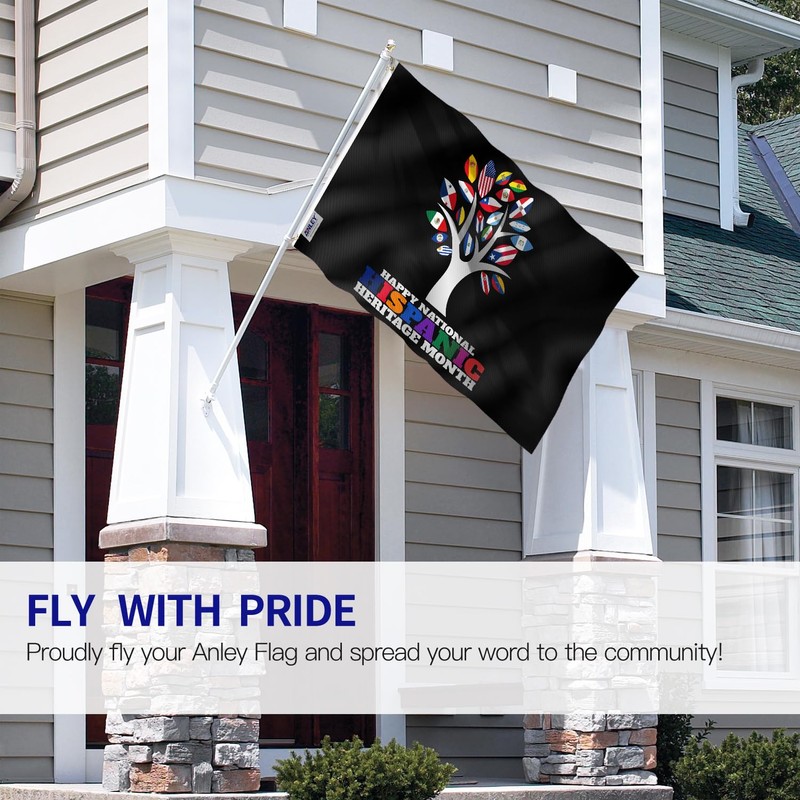 Anley Fly Breeze 3x5 Foot National Hispanic Heritage Month Flag