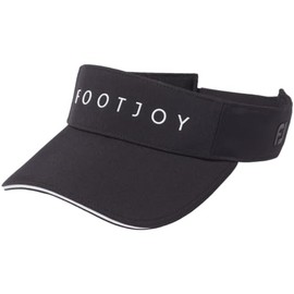 FootJoy FH23VLGO Women's Logo Visor, Black