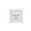 Huber Motion 180° Motion Detector, White, Recessed, Flush-Mounted, Energy-Efficient