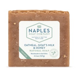 Naples Soap Company Oatmeal Goat's Milk and Honey Natural Soap 4.5 oz
