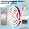 39" Silicone Cord Cover for Wires on Wall, Cord Hider
