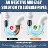 3-Piece Drain Cleaning Bladder Kit for Effective Clog Removal