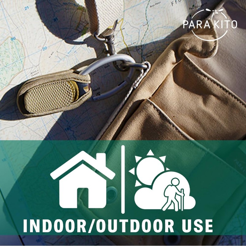 PARA'KITO Mosquito Insect & Bug Repellent Clip w/Natural Essential Oils