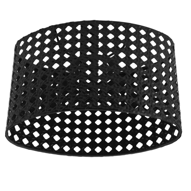Iron Hollow Oval Lampshade Metal Engraving Hollow Lampshade Compatible for