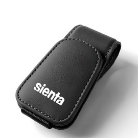 SIENTA Spectacles Holder for Cars, with SIENTA Logo, Sunglasses Holder, Sienta X, G, Z, Hybrid X Grade, Suitable for Car, Ticket Card Holder, Leather, Sunglasses Clip, Car Storage, Eyeglass Holder,