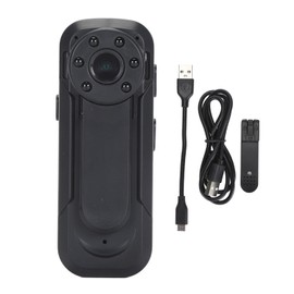 Portable Video Camera 1080P Night Vision Wearable Video Recorder Clip On Pocket Camcorder for Camping Outdoors