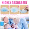 16 PCS Organic Bamboo Nursing Pads Reusable Washable Soft Absorbent