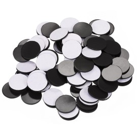 Pangda 100 Pcs Round Magnets Dots with Adhesive Backing 0.8 Inch Strong Adhesive Circle Rubber Flexible Magnetic Discs Tape Dots for DIY Crafts,Classroom,Refrigerator,Whiteboard Art Projects