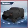 HEROFFIX Car Cover for Jeep Wrangler JK JL YJ TJ