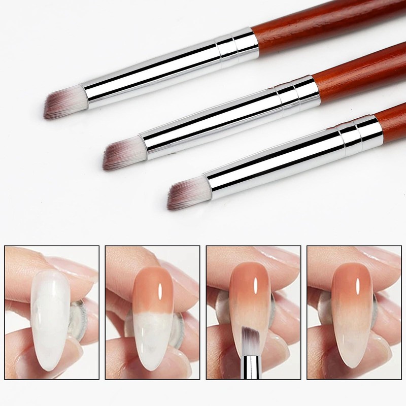 1 Pc Professional Nail Art Brush/Manicure Gel Polish Brush/Gradual Color