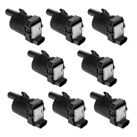 Round Ignition Coil Packs for V8 5.3 6.0 Chevy Silverado 1500 2500 Tahoe Suburban Express GMC Sierra Yukon XL Savana Escalade 2000 2001 2002 2003 2004 2005 2006 Coils Replaces# UF262 D585 - Set of 8