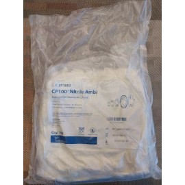 Cardinal Health CP100 Size L Cleanroom Gloves 2Y1852 Qty 100 Expired 06-24