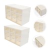 Outanaya 2pcs Storage Drawer Organizer for Desktop Multi-functional Jewelry and