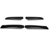 AZHZ 4PCS Black Roof Rack Covers Roof Rack Covers Fit