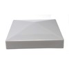 True 6x6 (155mm x 155mm) Plastic Pyramid Vinyl Fence Post