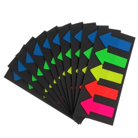 Operitacx 20 Sets Re-stickable Bookmarks Page Marker Tabs Label Stickers Index Tabs Sticky Colorful Page Markers Self- Pads Neon Note Tabs Book Books Decor Work Translucent Accessories