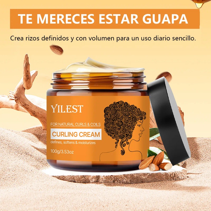 Rema Peinar Rizos Cabello Rizado Ondulado Suavizante