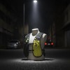 Mochila Poliéster Reflectante Ajustable, Compacta, Mochila con Múltiples Bolsillos Frontales,