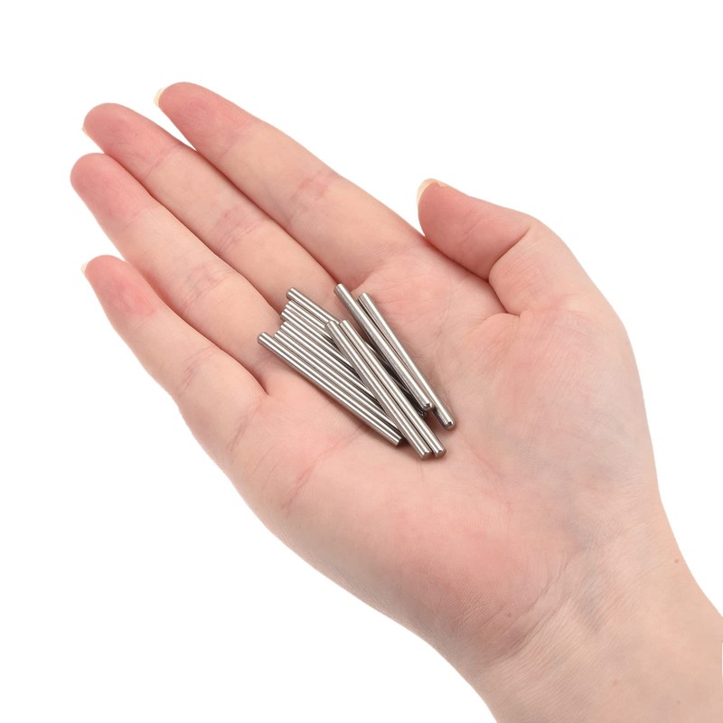 sourcing map 3 x 45 mm Dowel Pins 304 Stainless