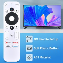 PZL Replacement Voice Remote Control Compatible with Onn Google TV 4K Streaming Device 28078468