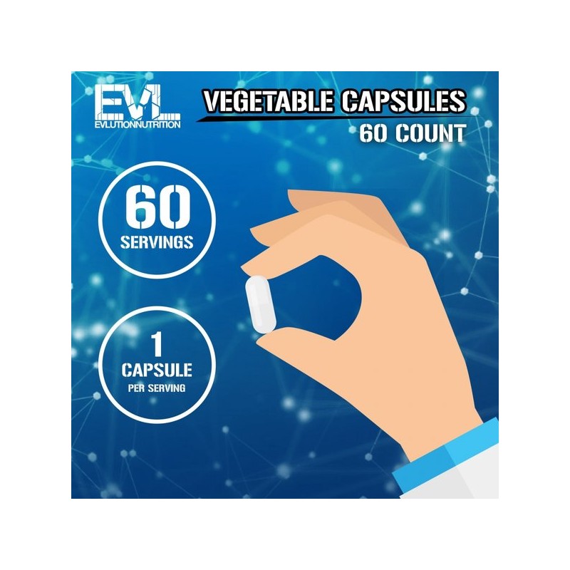 EVLution Nutrition L-테아닌 200mg 60베지 캡슐 EVLution Nutrition L-Theanine 200mg
