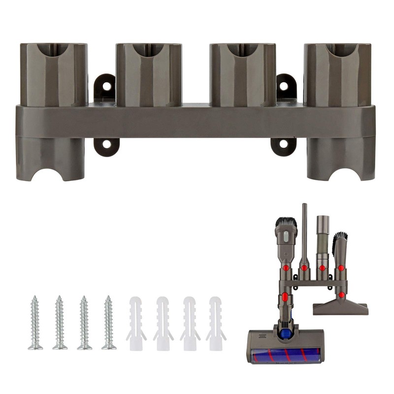 AINUO Wall Mount Accessory Holder for Dyson V8 V7 V10