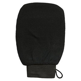 Skinerals Premium Exfoliating Mitt, Body Scrubbing Glove for Self Tan Prep & Smooth Skin, Reusable Tan Exfoliator Mitt for Tanning Mousse, Lotion, or Spray