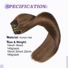Sindra Hair Extensions Real Human Hair Clip ins 160G Thick