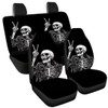 GePrint Skull Print Car Seat Covers Full Set Universal Car