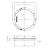 TOTO PWH60063W Perforated Pan Trap Lid for Washing Machine