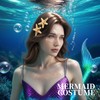 YGDZ Starfish Hair Clip, 4PCS Starfish Hair Clips Mermaid Accessories,
